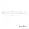 Ergos, L-size towel rack for bathroom - Image 2